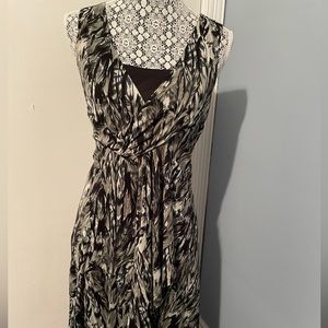 Chapter One black, white and grey dress. Size Medium